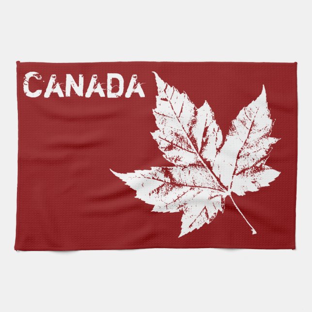 Canada Souvenir Towel Canadian Tea Towel Decor (Horizontal)