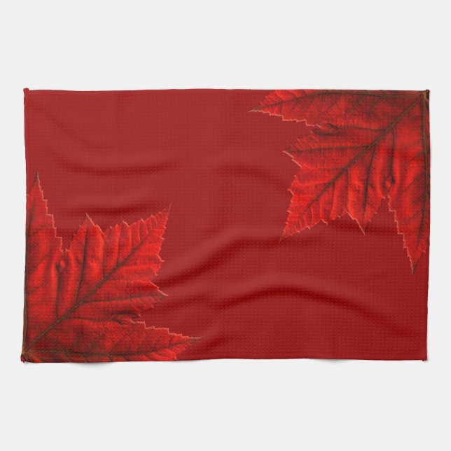 Canada Souvenir Towel Canadian Tea Towel Decor (Horizontal)
