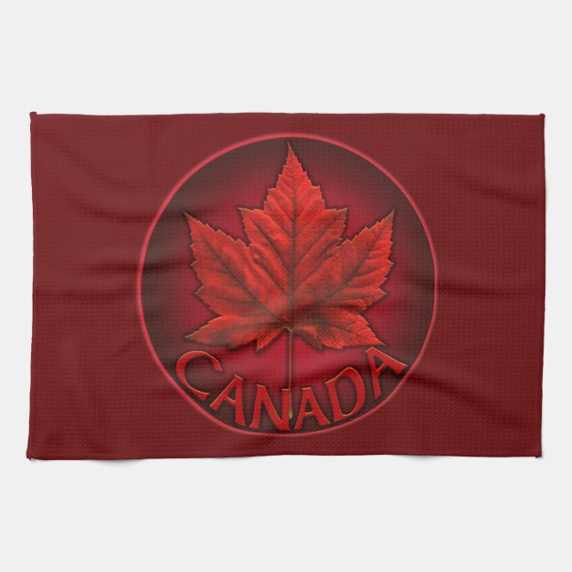 Canada Souvenir Towel Canadian Tea Towel Decor (Horizontal)