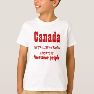 Canada splendid home t-shirts