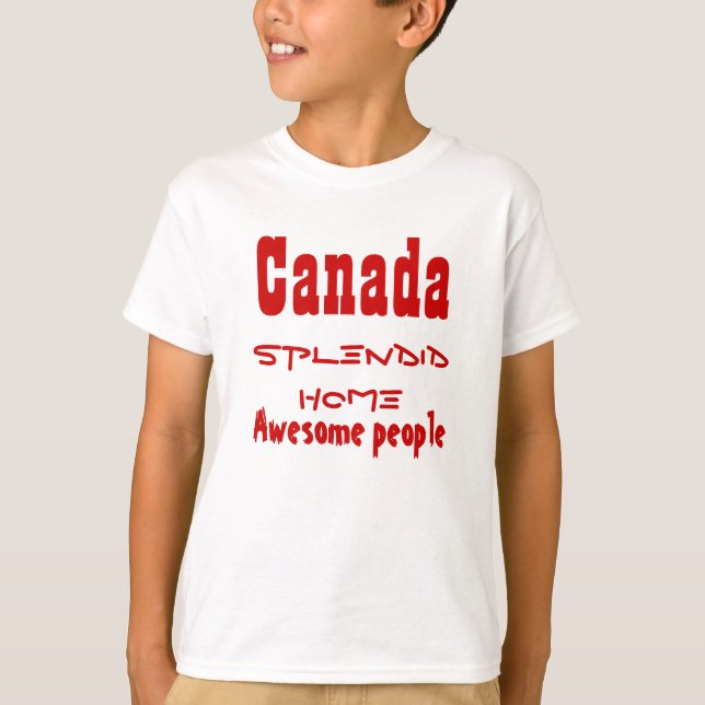 Canada splendid home t-shirts (Front)
