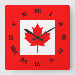 canada square wall clock