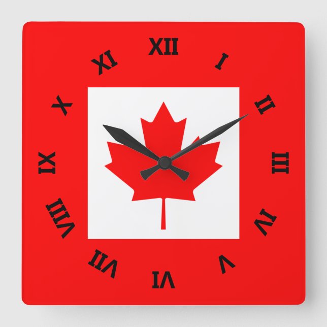 canada square wall clock (Front)
