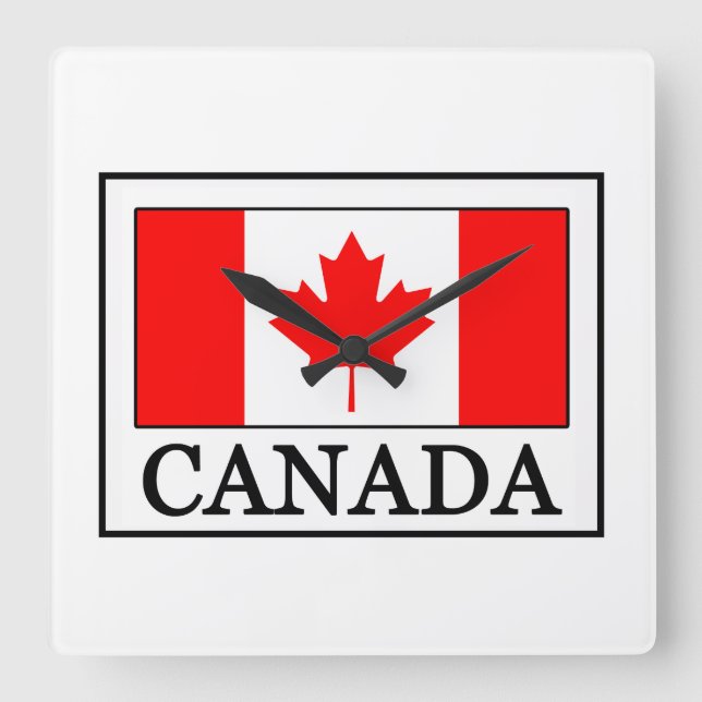 Canada Square Wall Clock (Front)