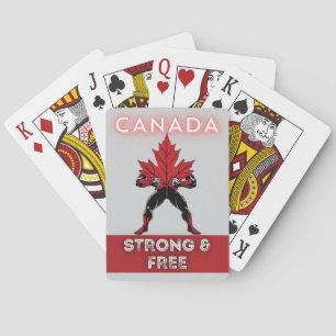 Canada Strong & Free Playing Cards