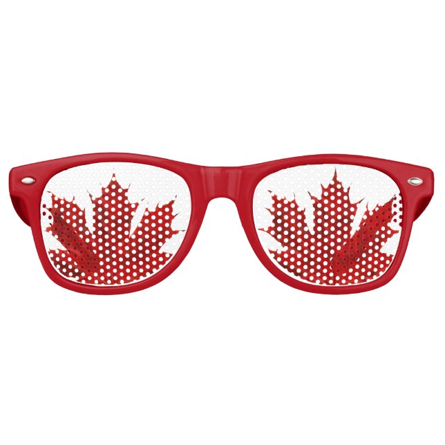 Canada Sunglasses Fun Canada Souvenir Costume Gift (Front)
