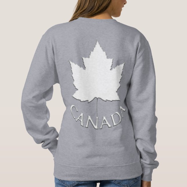 Canada Sweatshirt Women's Canada Shirts Customise (Back)