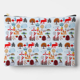 Canada Symbols Accessory Pouch