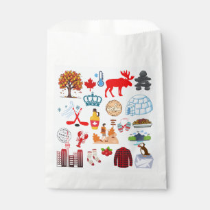 Canada Symbols Favour Bag