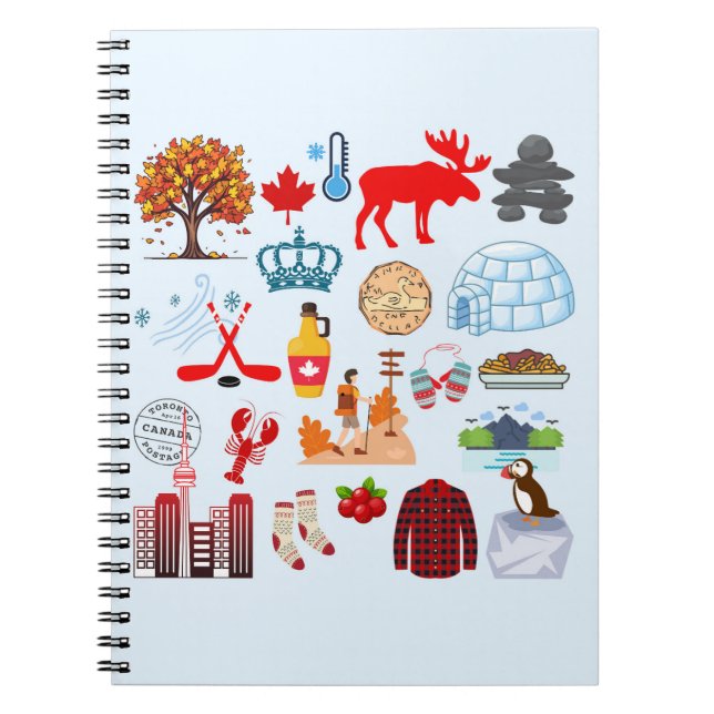 Canada Symbols Notebook (Front)