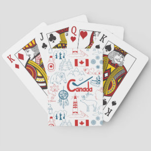 Canada   Symbols Pattern Playing Cards