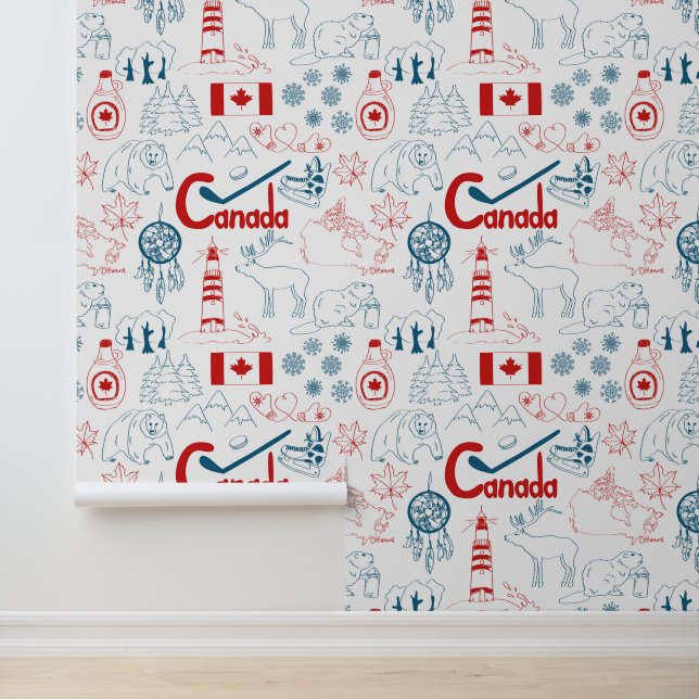 Canada | Symbols Pattern Wallpaper (Application)