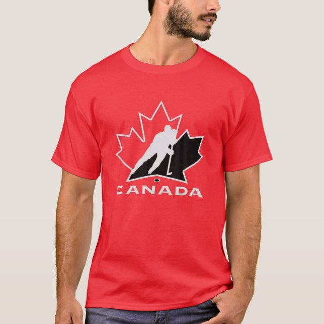 Canada T, Canadian T , Canada Flag, Canada T-Shirt (Front)