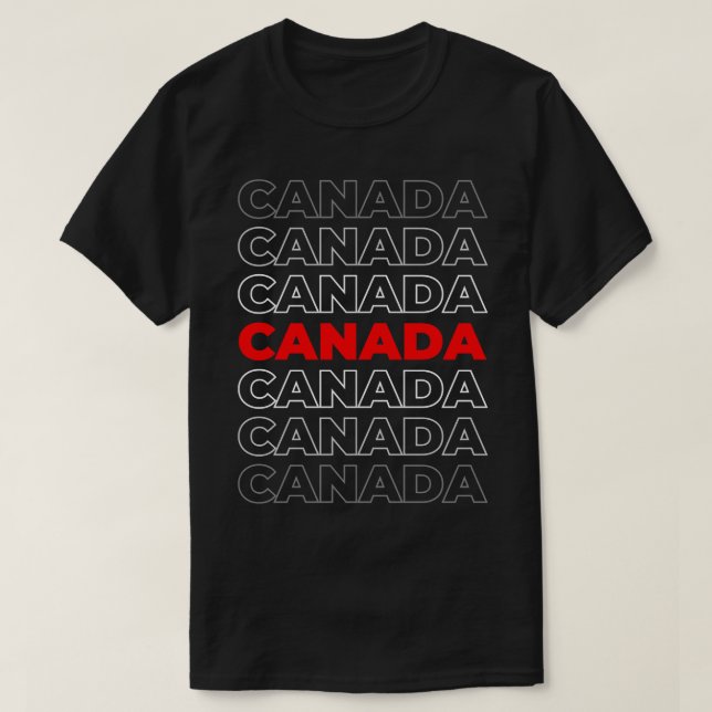 Canada T-Shirt (Design Front)