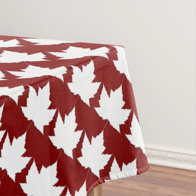 Canada Tablecloth Canada Maple Leaf Tablecloth (In Situ)