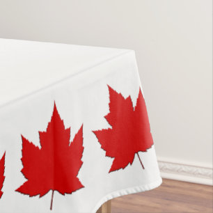 Canada Tablecloth Canada Maple Leaf Tablecloth