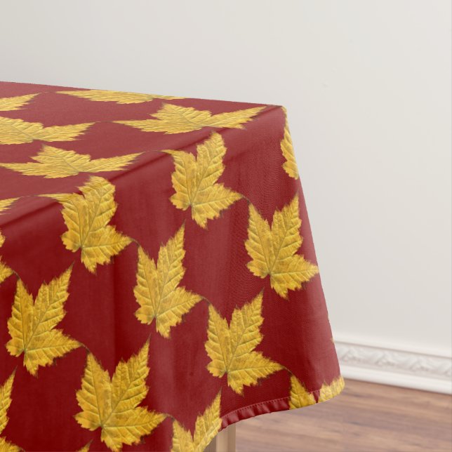 Canada Tablecloth Canada Maple Leaf Tablecloth (In Situ)