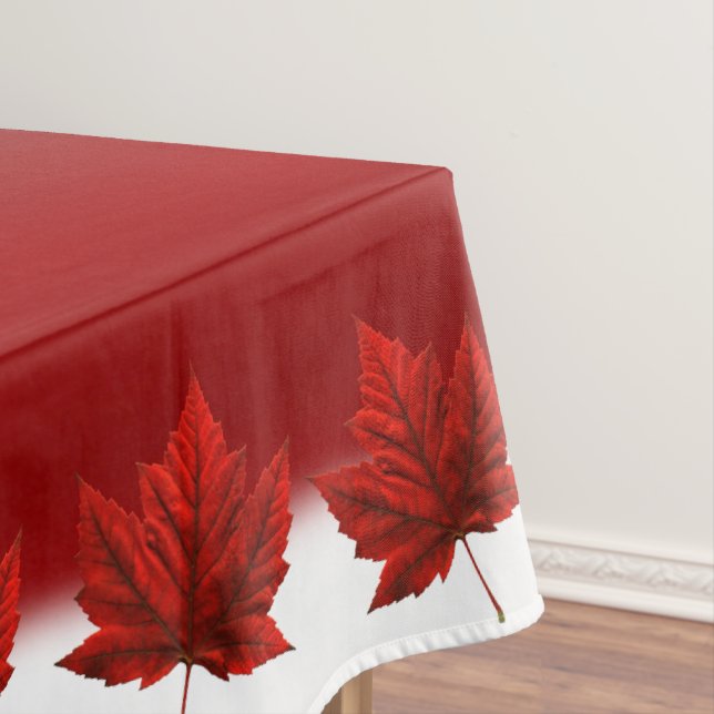 Canada Tablecloth Canada Maple Leaf Tablecloth (In Situ)