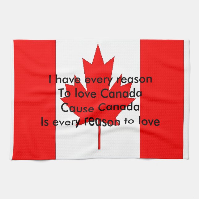 Canada Tea Towel (Horizontal)
