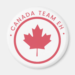Canada Team Eh Round Magnet