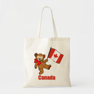 Canada Teddy Bear Tote Bag