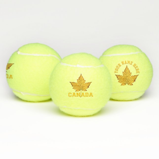 Canada Tennis Personalised Canada Tennis Balls (Multi)