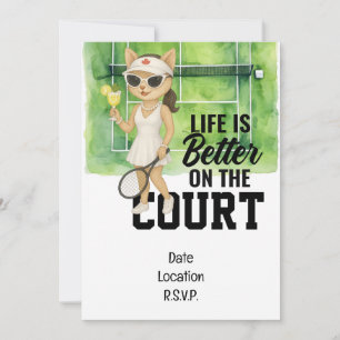 Canada Tennis player Life is better on the court Invitation