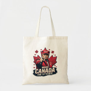 Canada the 51st State Trump Canadian Tote Bag