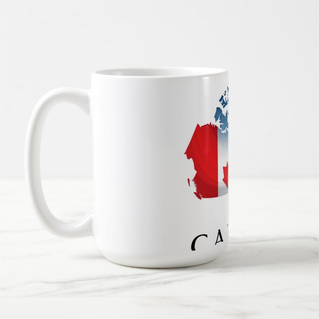 Canada: The Maple Leaf Country Coffee Mug (Left)