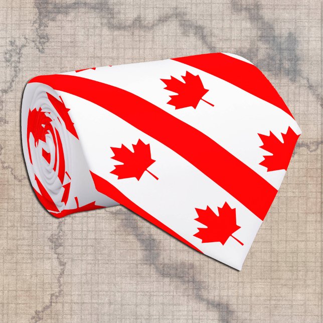 Canada Ties, fashion Canadian Flag, business Tie (Creator Uploaded)