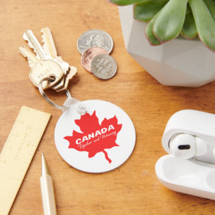 Canada Together and Winning Key Ring