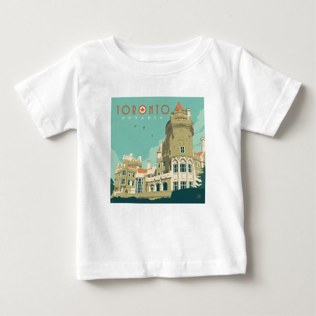Canada | Toronto, Casa Loma Baby T-Shirt (Front)