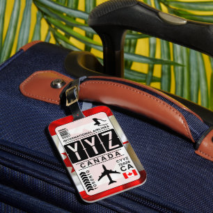 Canada Toronto YYZ Luggage Tag