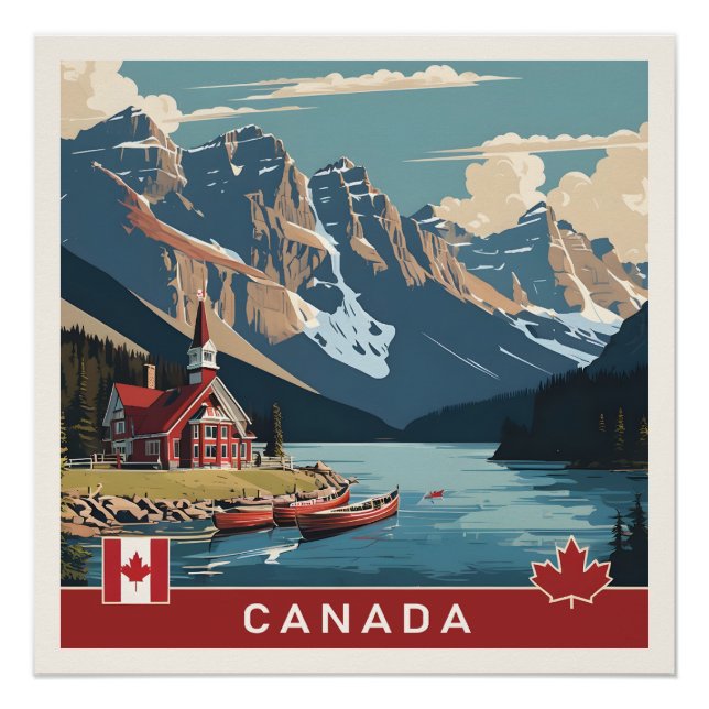 Canada Travel Poster (Front)