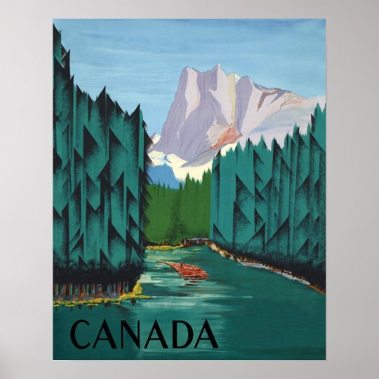 canada travel poster