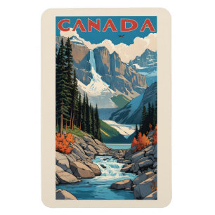 Canada Travel Poster Magnet