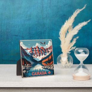 Canada Travel Poster Plaque