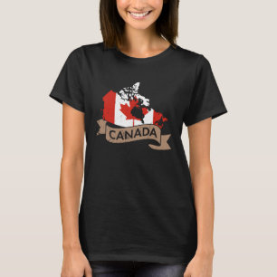 Canada USA America Hockey Canadian Maple Leaf  4 T-Shirt