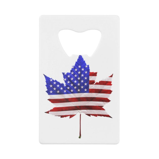 Canada USA Souvenir Bottle Opener - Personalised (Front)