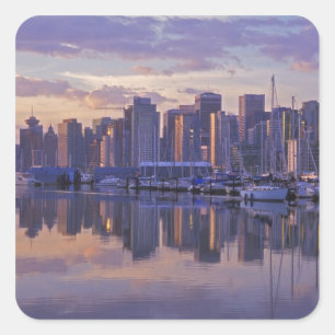 Canada, Vancouver, British Columbia. Vancouver Square Sticker