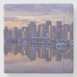 Canada, Vancouver, British Columbia. Vancouver Stone Coaster