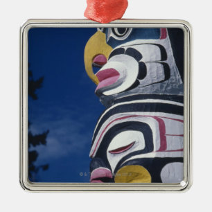 Canada, Vancouver, Stanley Park, totem pole, Metal Ornament