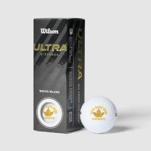 Canada Varsity Golf Balls Customised Canada Gifts 