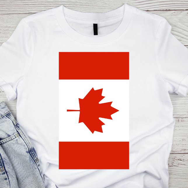 Canada Vertical Flag  T-Shirt (Creator Uploaded)