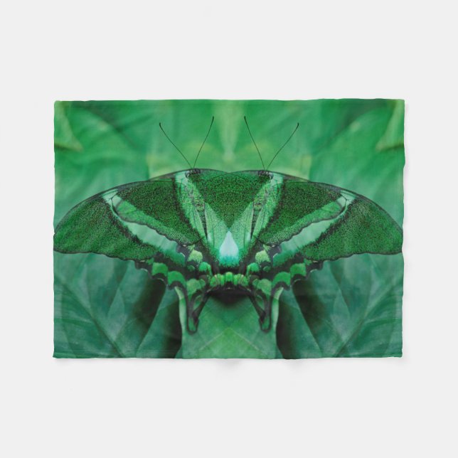 Canada, Victoria, Victoria Butterfly Gardens Fleece Blanket (Front (Horizontal))