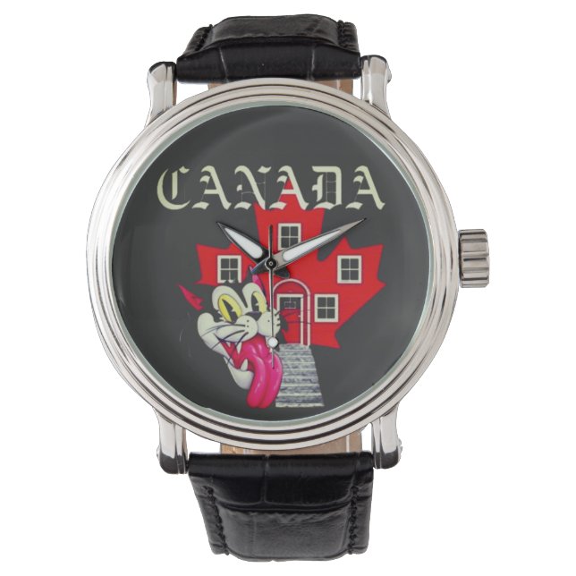 CANADA VINTAGE CAT WATCH (Front)