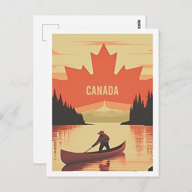 Canada Vintage Famous Travel Place Postcard (Front/Back)