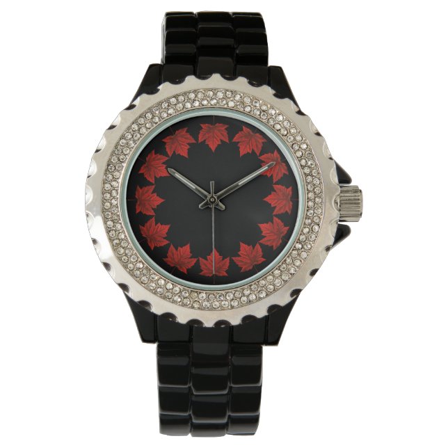 Canada Watch Canada Maple Leaf Souvenir Wristwatch (Front)