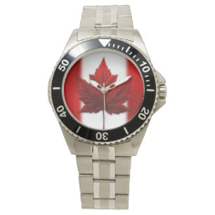 Canada Watch Canadian Flag Souvenir Wristwatch