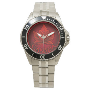 Canada Watch Canadian Flag Souvenir Wristwatch
